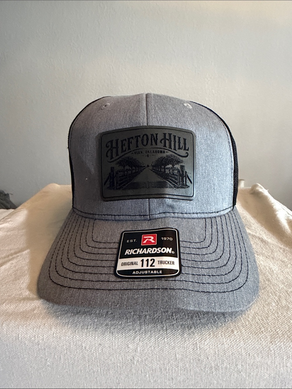 Hefton Hill Gray Richardson Trucker Hat